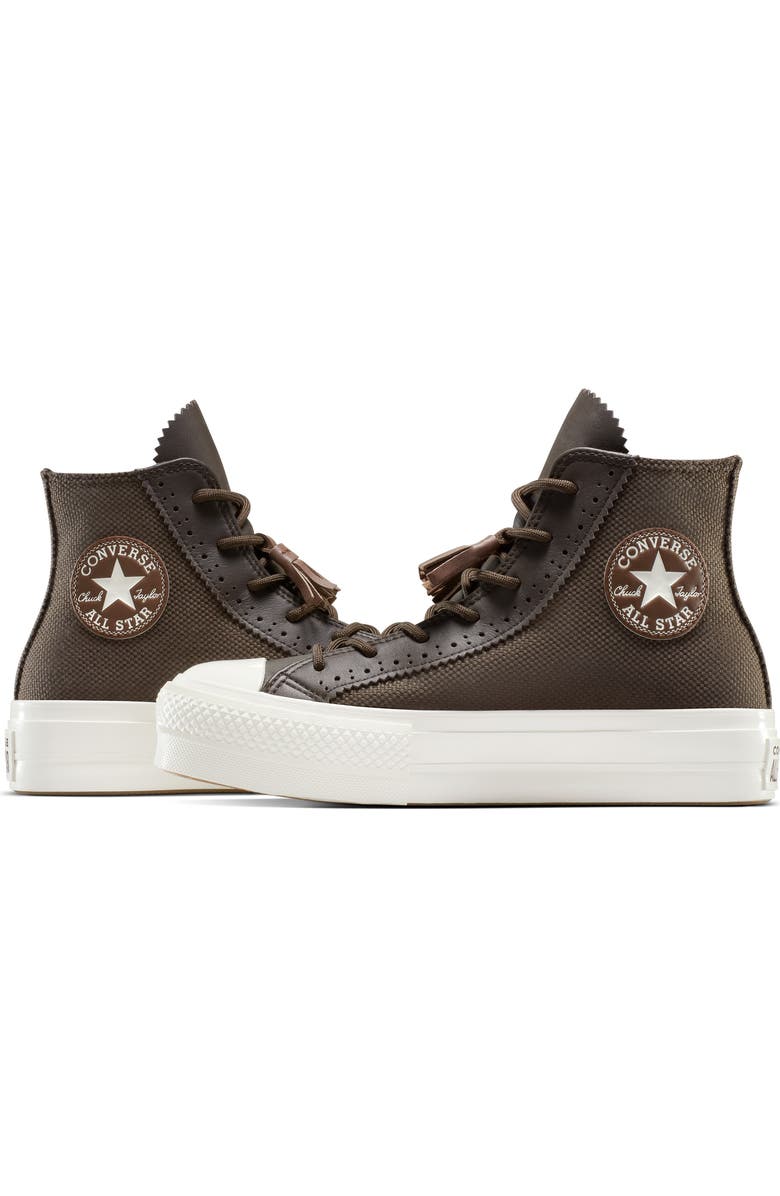 Converse Lift Hi Top Sneaker, Alternate, color, Fresh Brew/ Egret/ Bear Nap