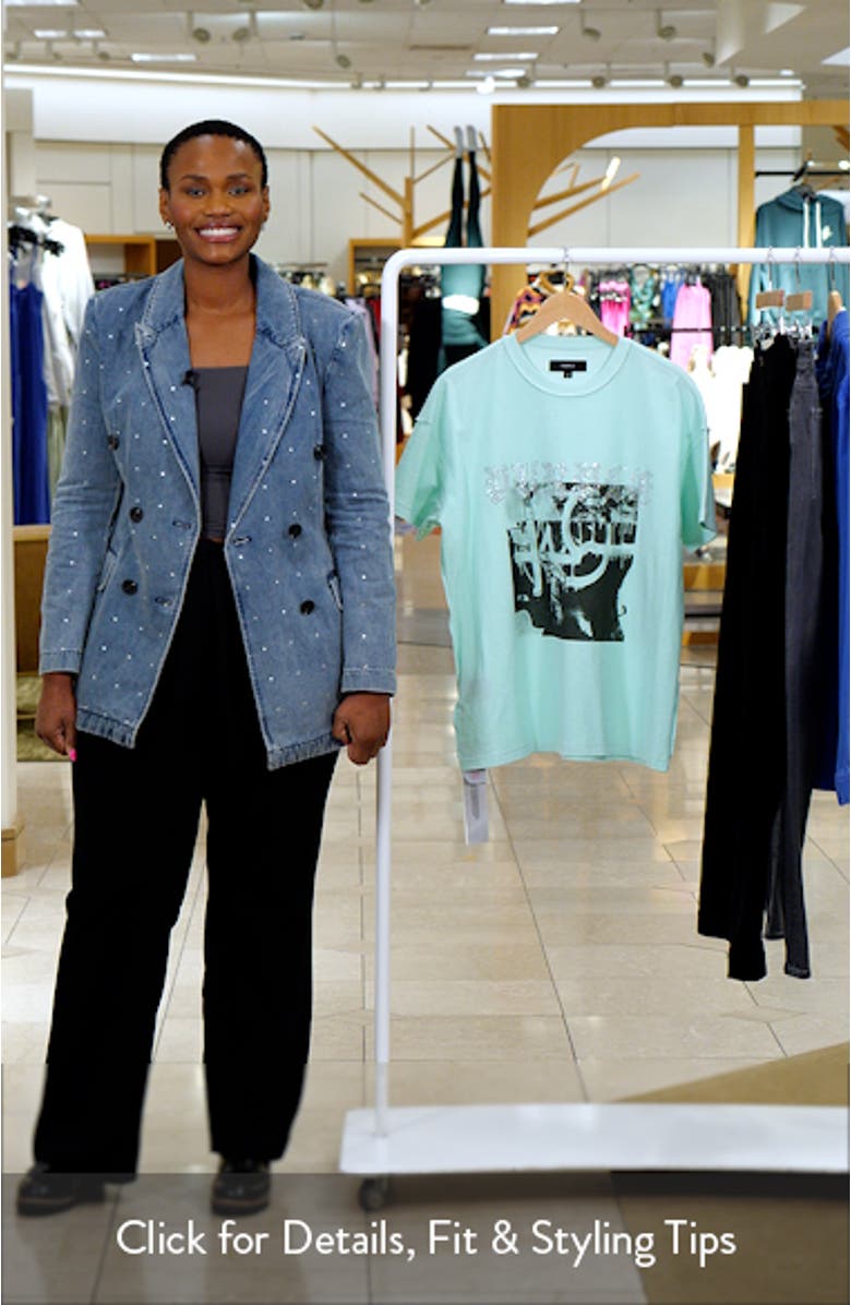 Textured Inside Out Graphic T-Shirt, sales video thumbnail