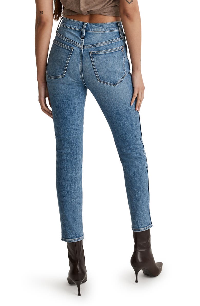 Madewell Stovepipe Straight Leg Jeans, Alternate, color, 