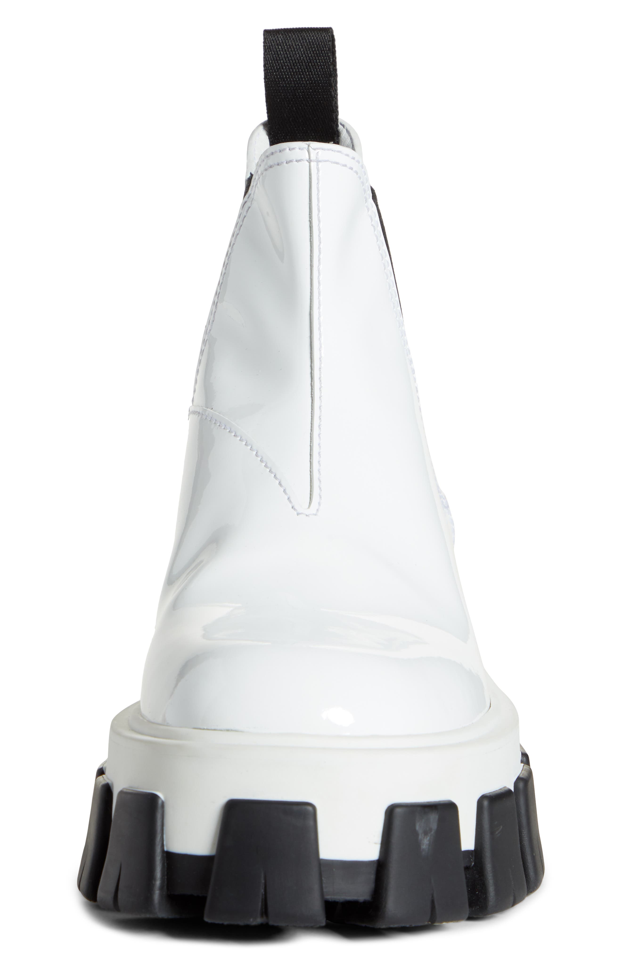 Prada Lug Chelsea Monolith Boot, Alternate, color, 