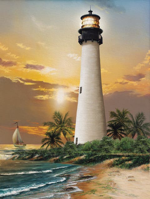 Cape Florida Lighthouse 500 piece Jigsaw Puzzle for Adults