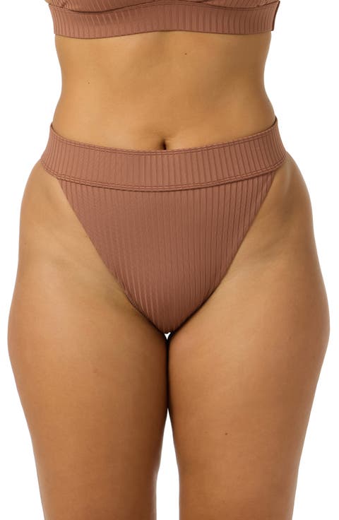 Shorebreak Rib Santa Barbara High Waist Bikini Bottoms