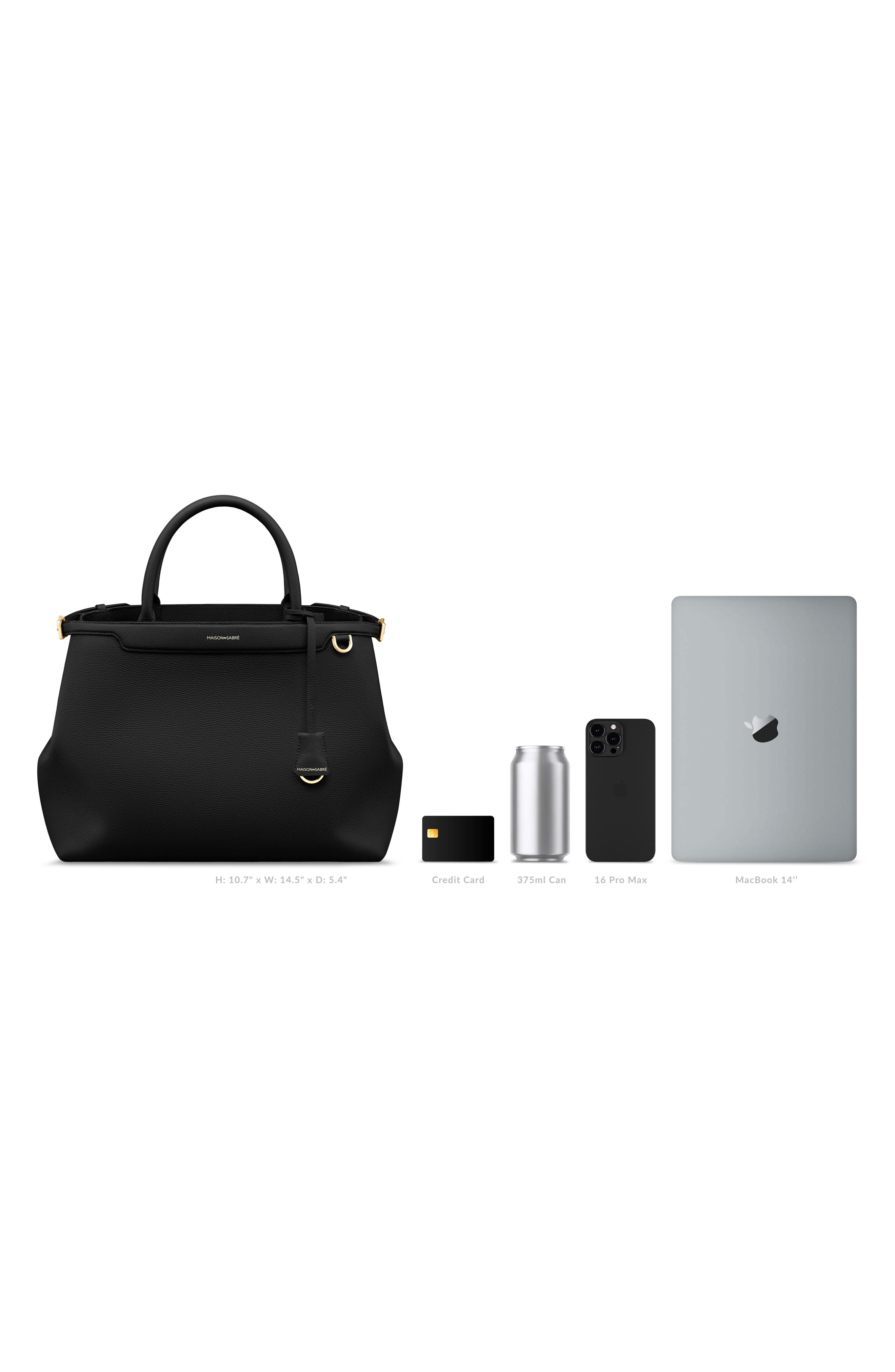 MAISON de SABRÉ The Large Palais, Alternate, color, Black Caviar