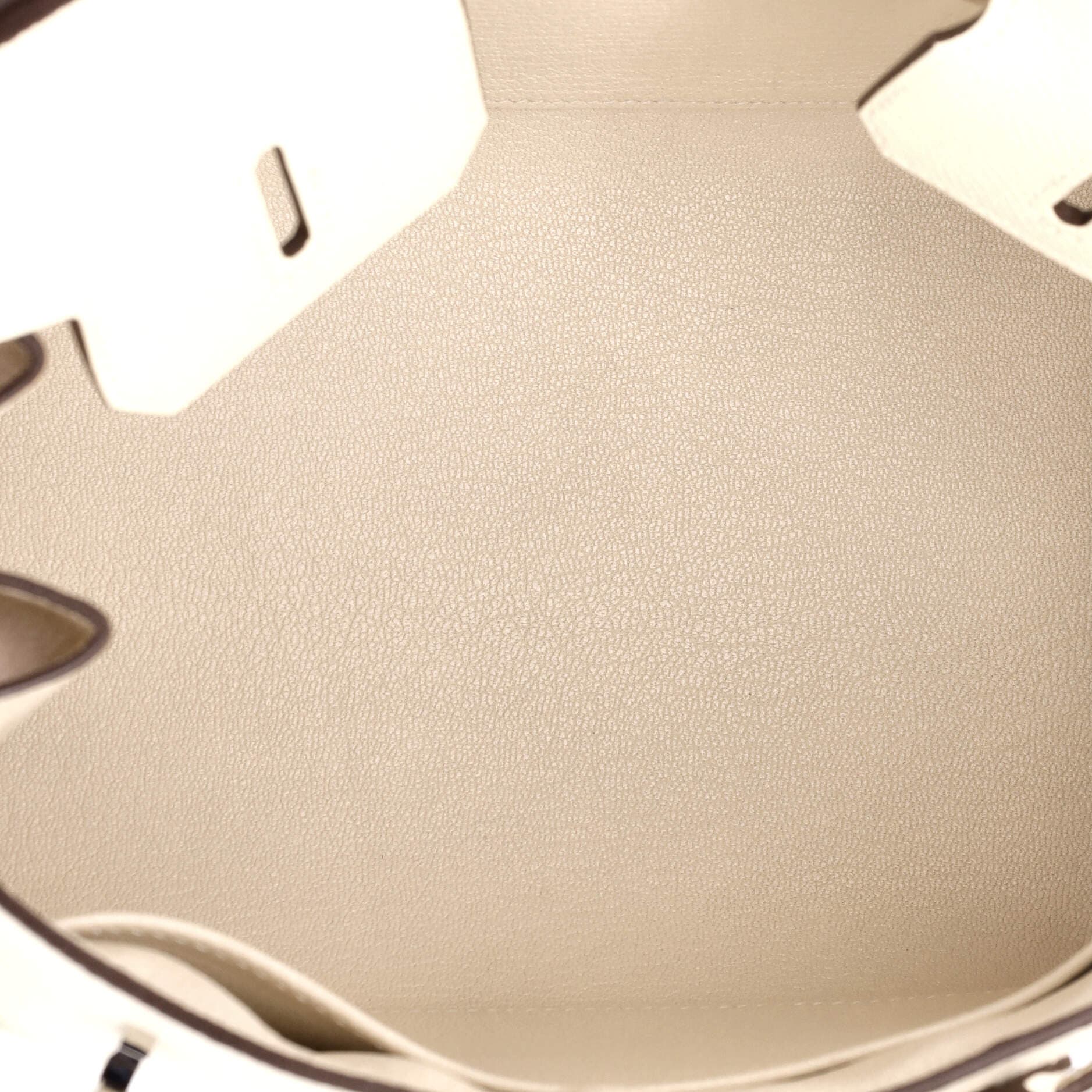 Pre-Owned Hermes Birkin Sellier Bag Light Epsom with Palladium Hardware 25, Alternate, color, Nata