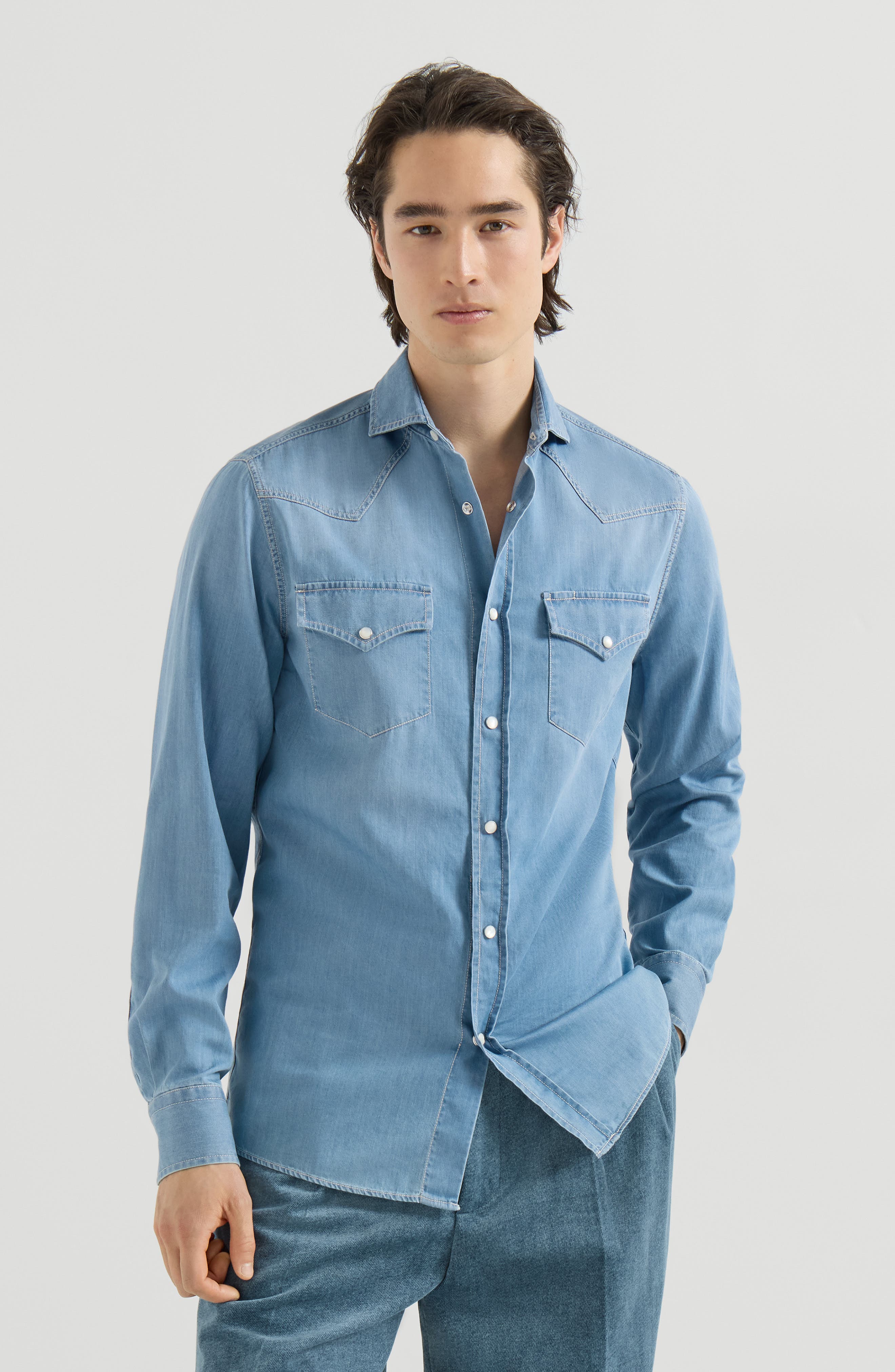 selected Light Blue Denim