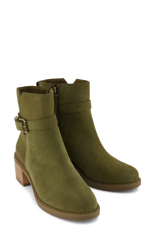 Toms Hailey Buckle Bootie In Green