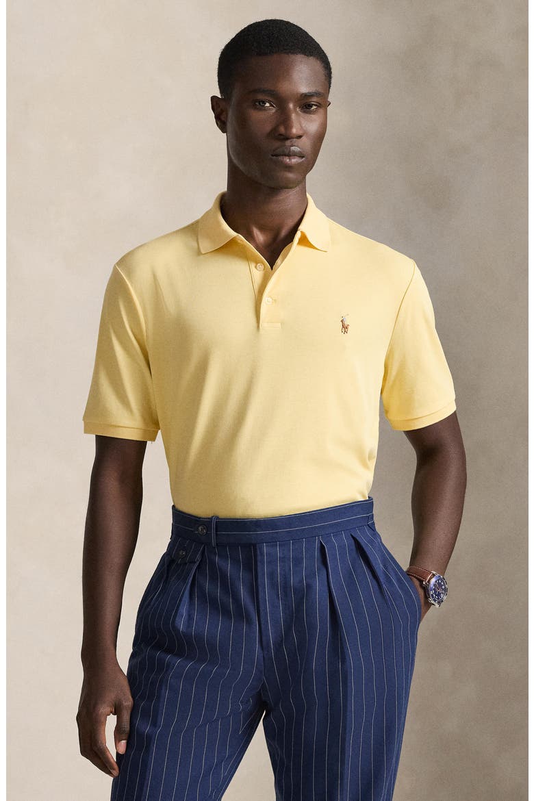 Classic Fit Polo, Alternate, color, WICKET YELLOW
