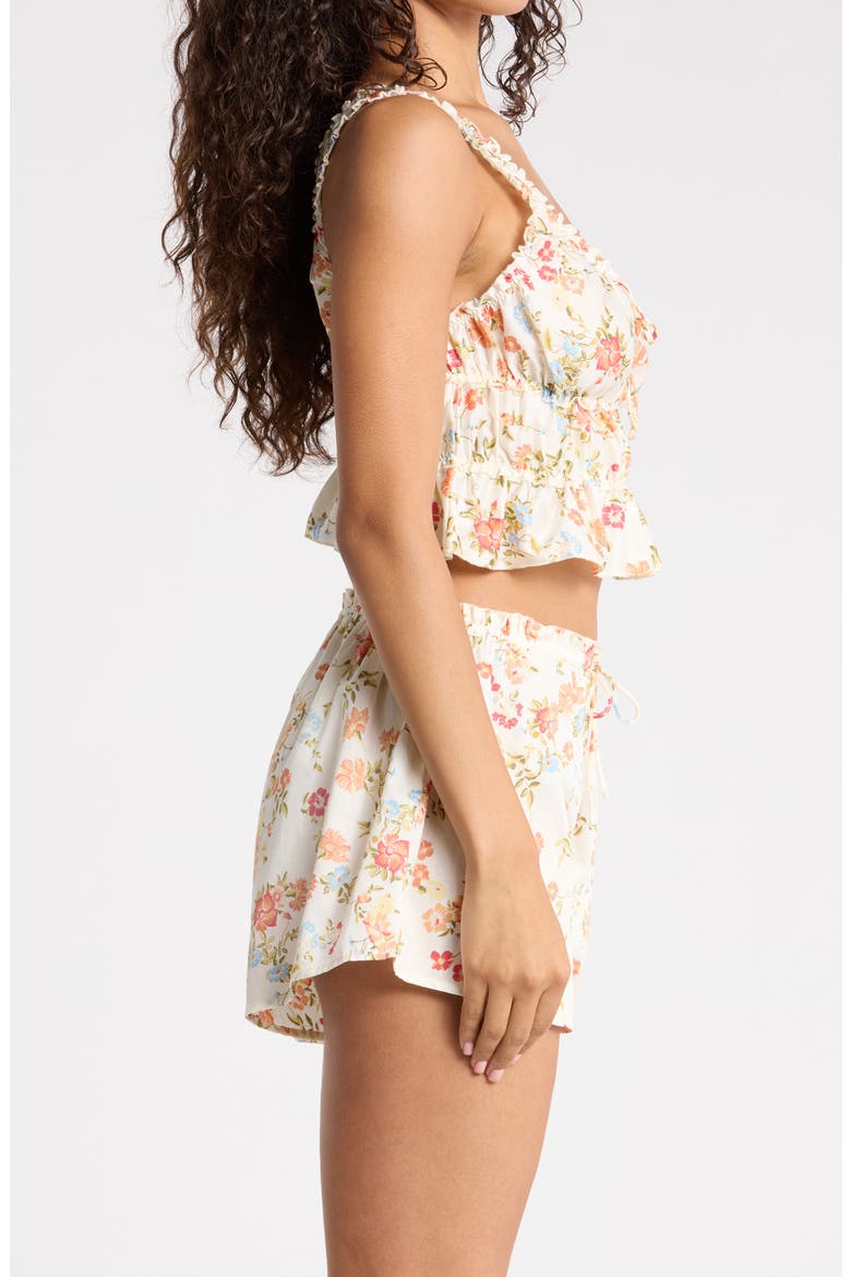 Amber Frill Sleep Shorts, Alternate, color, PEACH PARFAIT