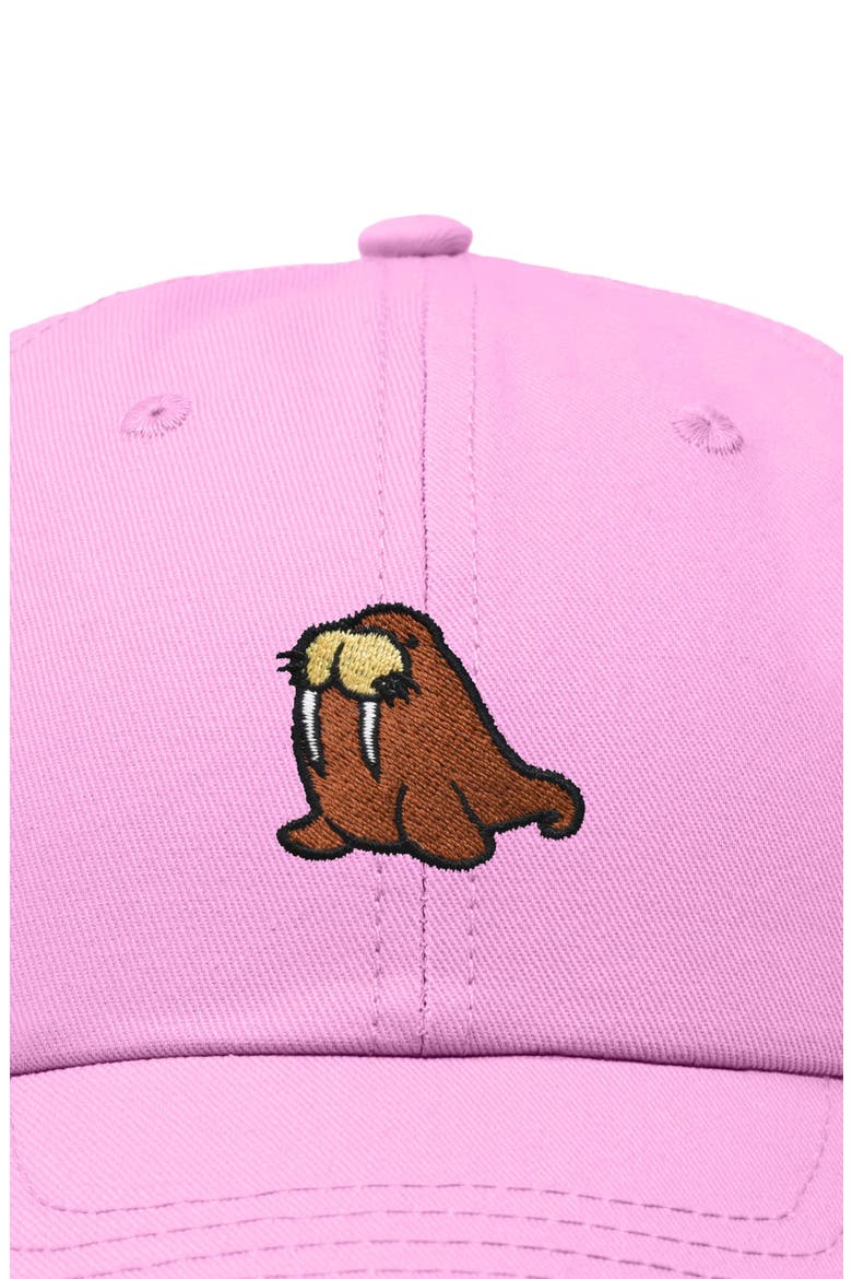 Walrus Embroidered Outdoor Cap, Alternate, color, Light Pink