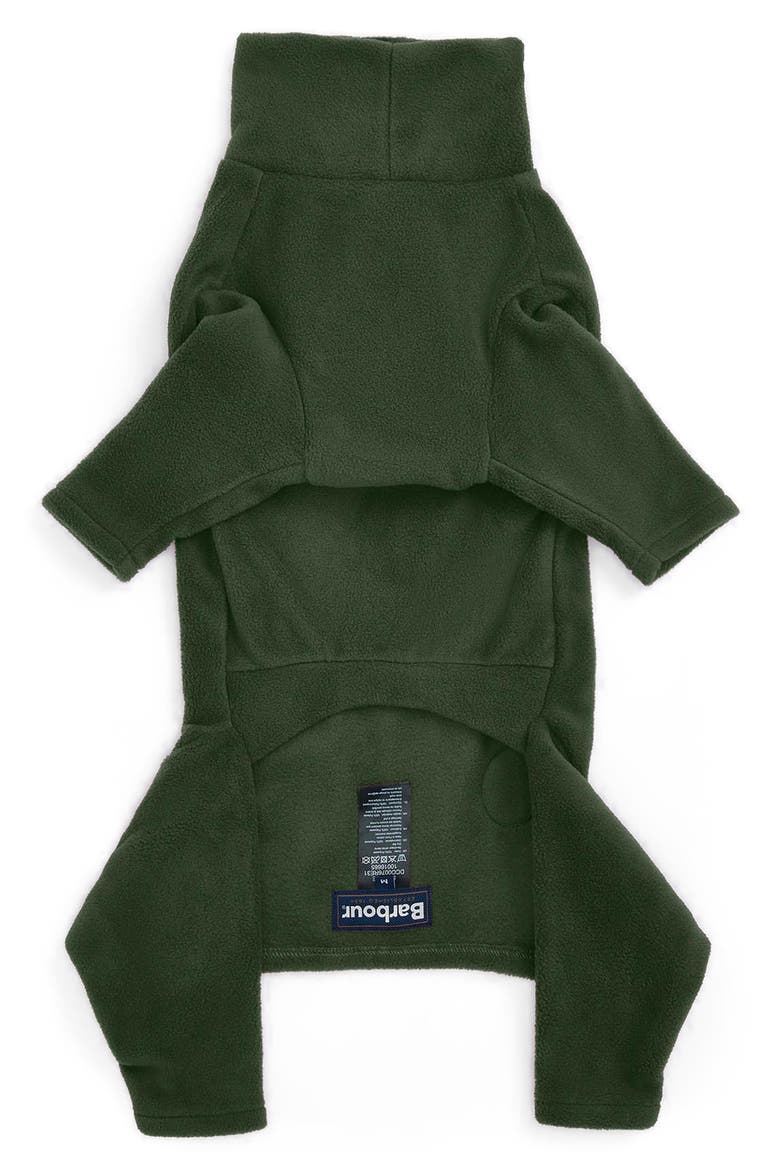 Turtlneck Fleece Dog Sweater, Alternate, color, GREEN