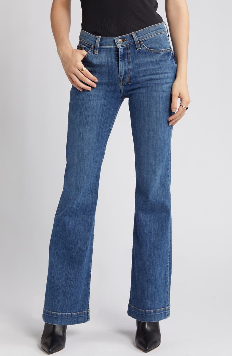 7 For All Mankind Dojo Tailorless Wide Leg Trouser Jeans, Alternate, color, 