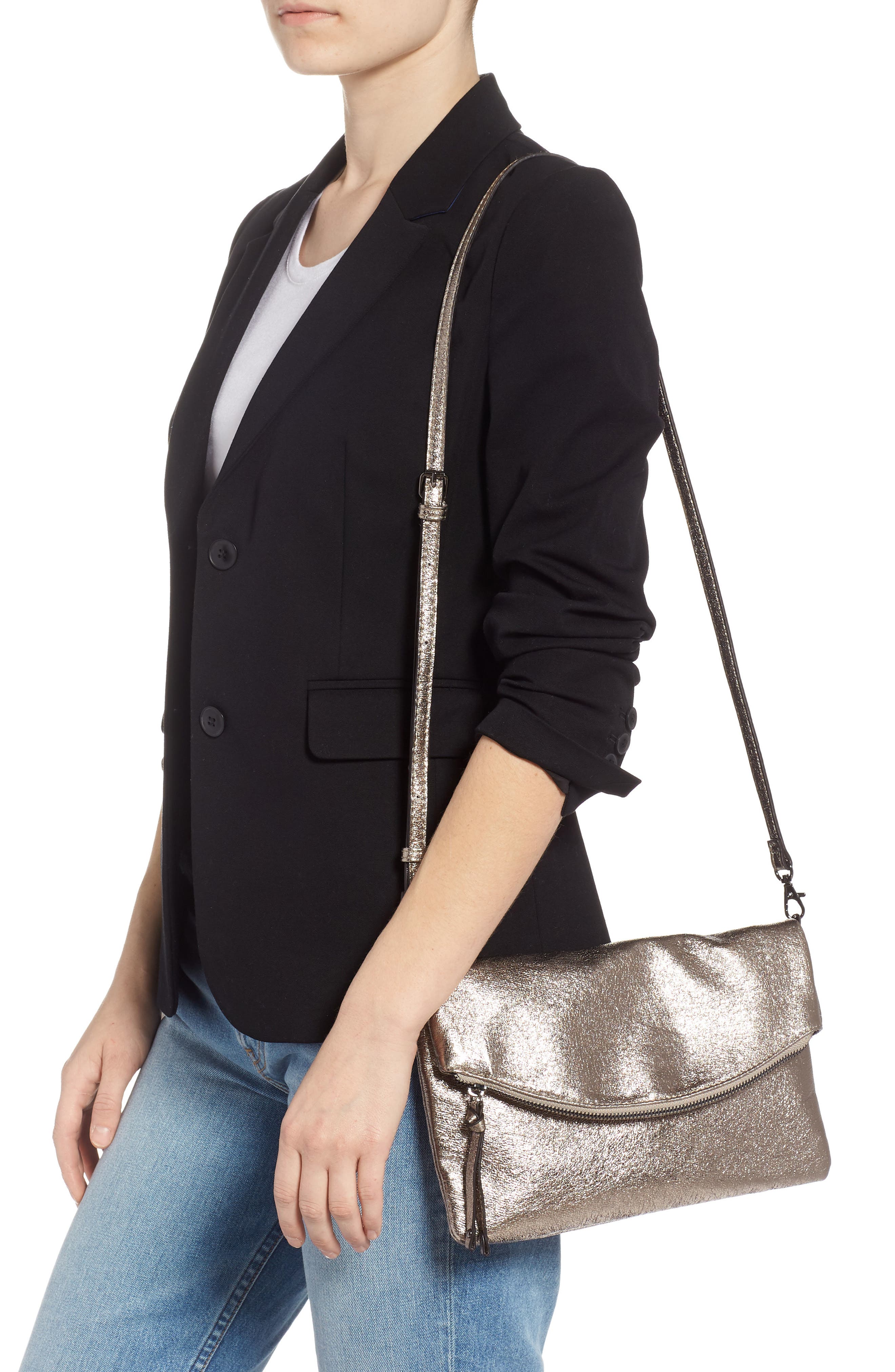 Sole Society Missa Metallic Clutch, Alternate, color, 