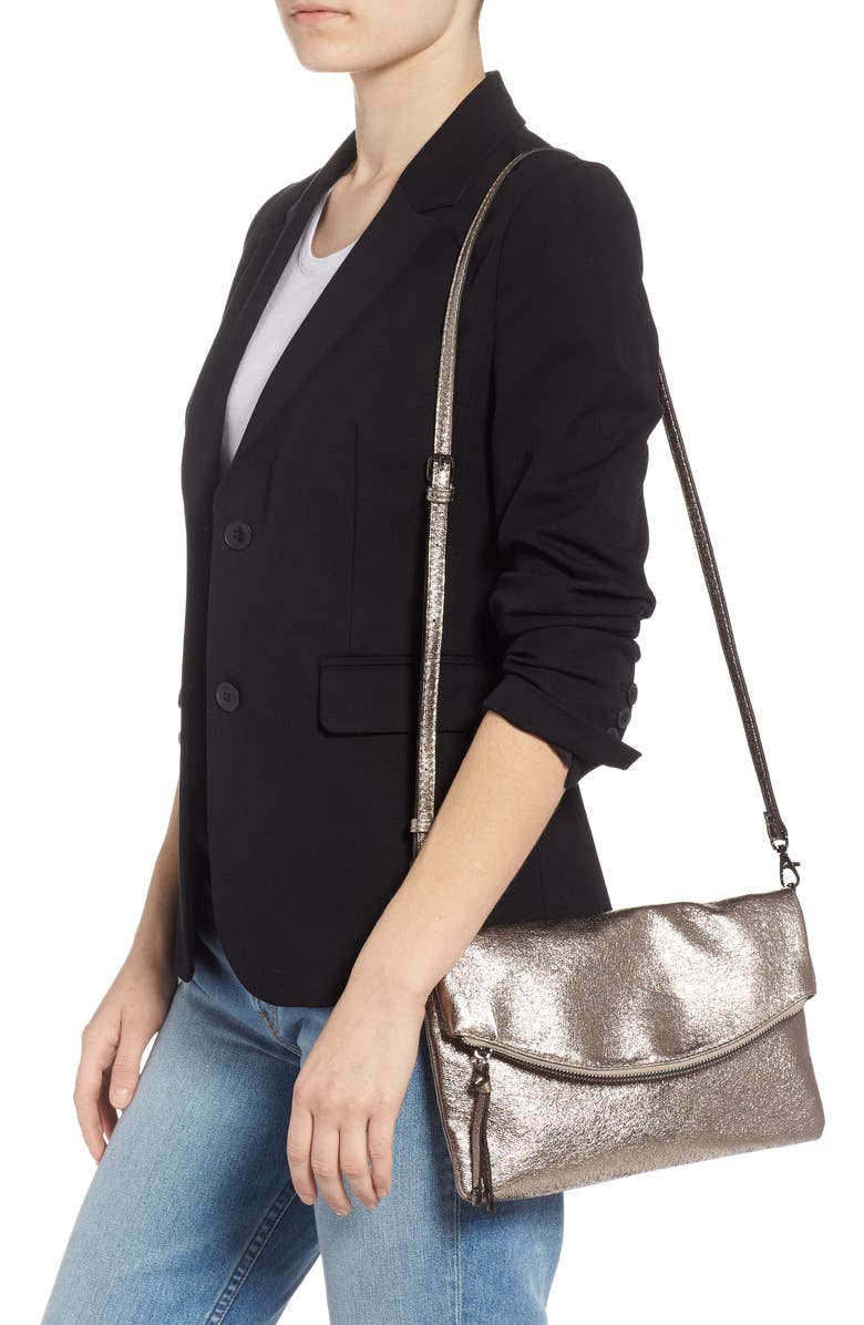 Sole Society Missa Metallic Clutch, Alternate, color,