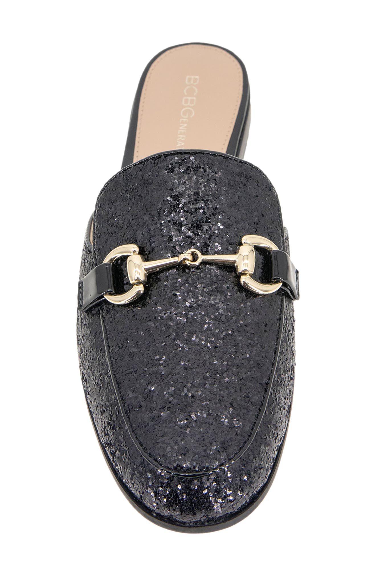 Zorie Bit Mule, Alternate, color, BLACK ROCK GLITTER