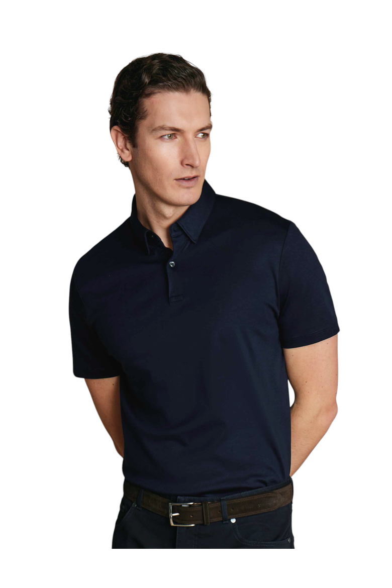 WHITE PLAIN SHORT SLEEVE JERSEY, Main, color, NAVY