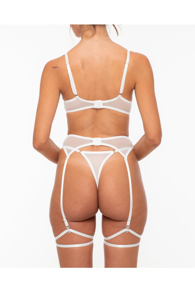 Rosetta Lingerie Set, Alternate, color, White