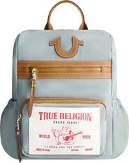 True Religion Buddha Pocket Denim Backpack