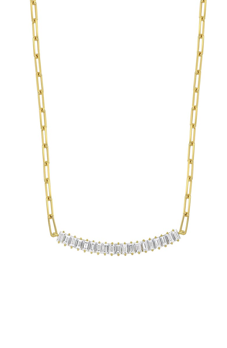 Bony Levy Varda Luxe Baguette Diamond Pendant Necklace, Main, color, 