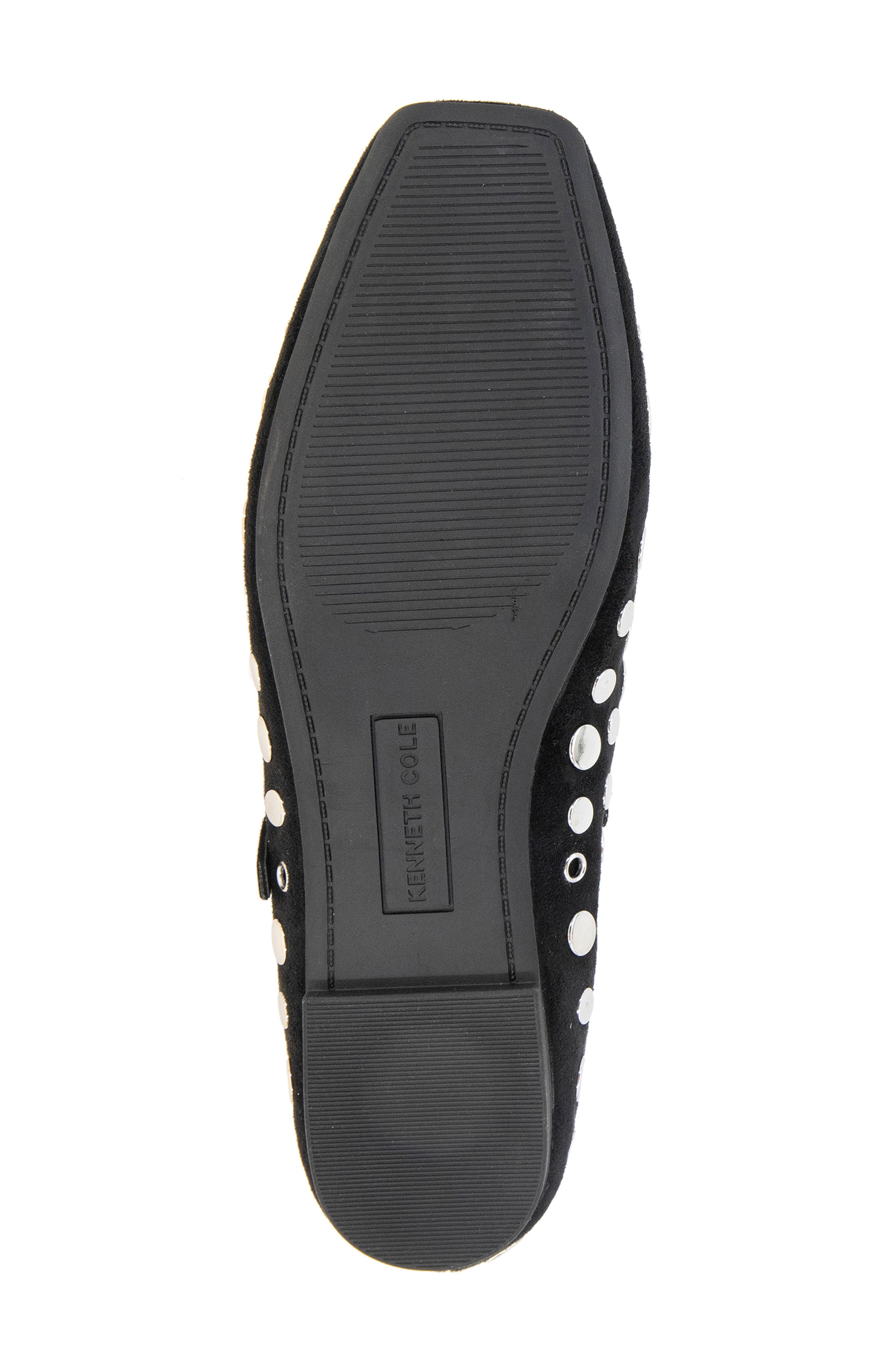 Kenneth Cole Jasper Stud Mary Jane Flat, Alternate, color, Black
