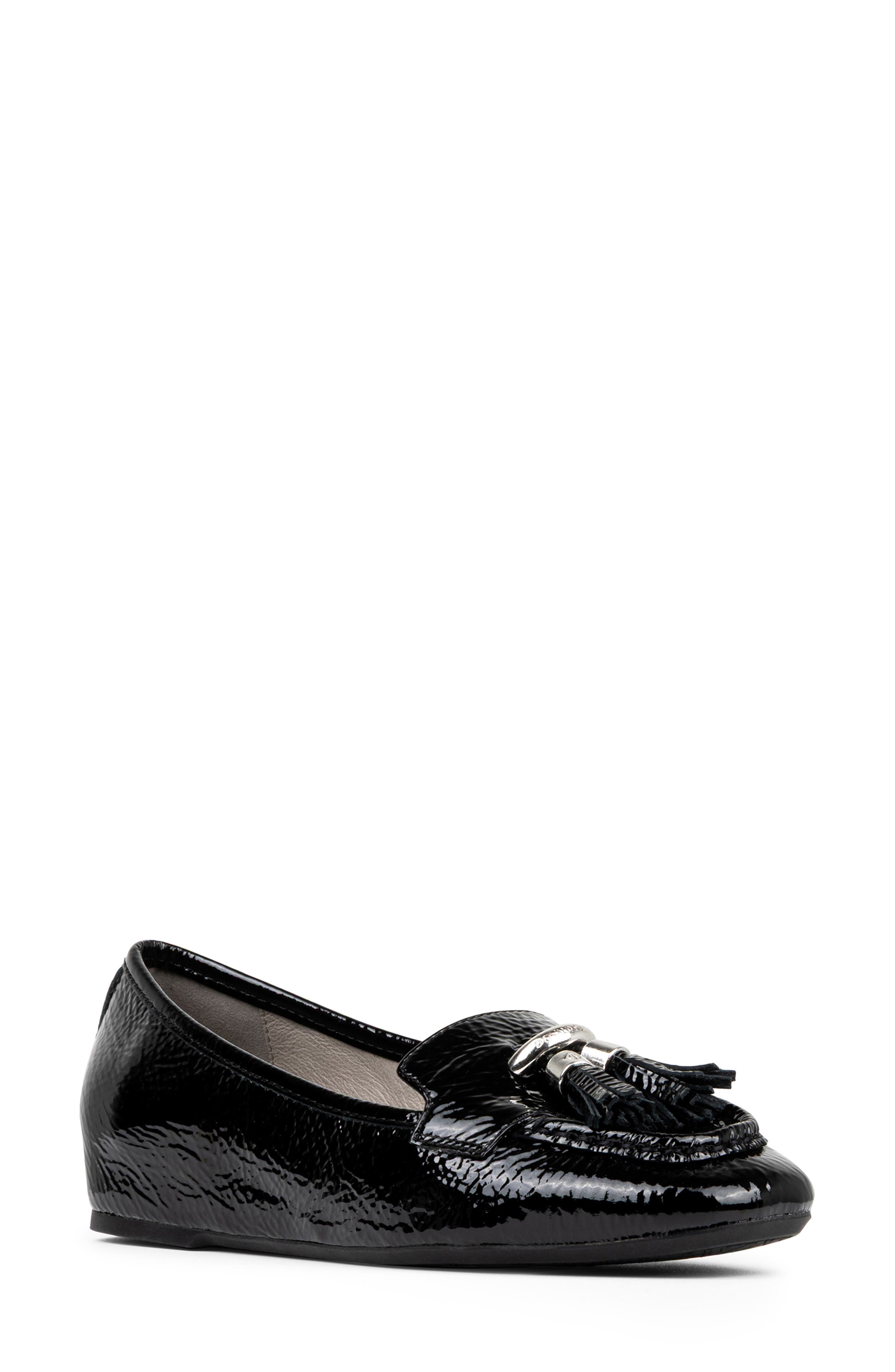 Donald Pliner Tassel Loafer, Main, color, Black