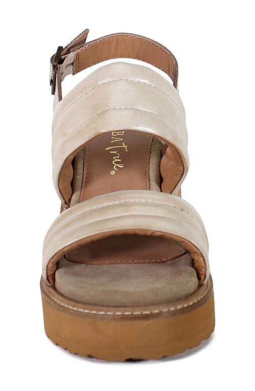 Diba True Car Pool Wedge Sandal In Sand