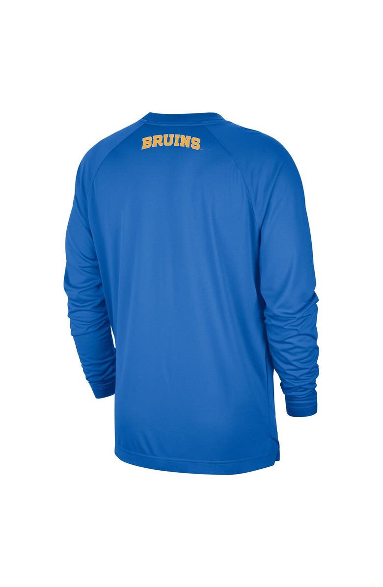 Jordan Brand Men's Jordan Brand Blue UCLA Bruins Basketball Spotlight Performance Raglan T-Shirt, Alternate, color,