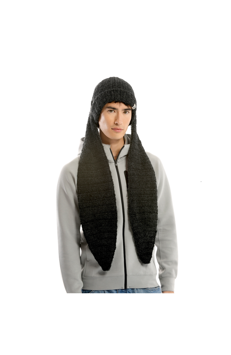 Nirvanna Designs Oversized Ear Beanie, Alternate, color, Black