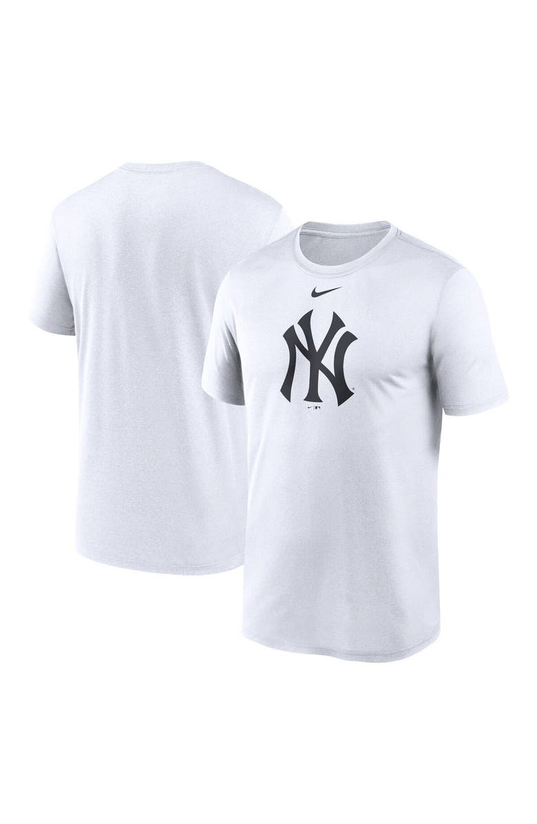 Nike Men's Nike White New York Yankees New Legend Logo T-Shirt, Alternate, color, 