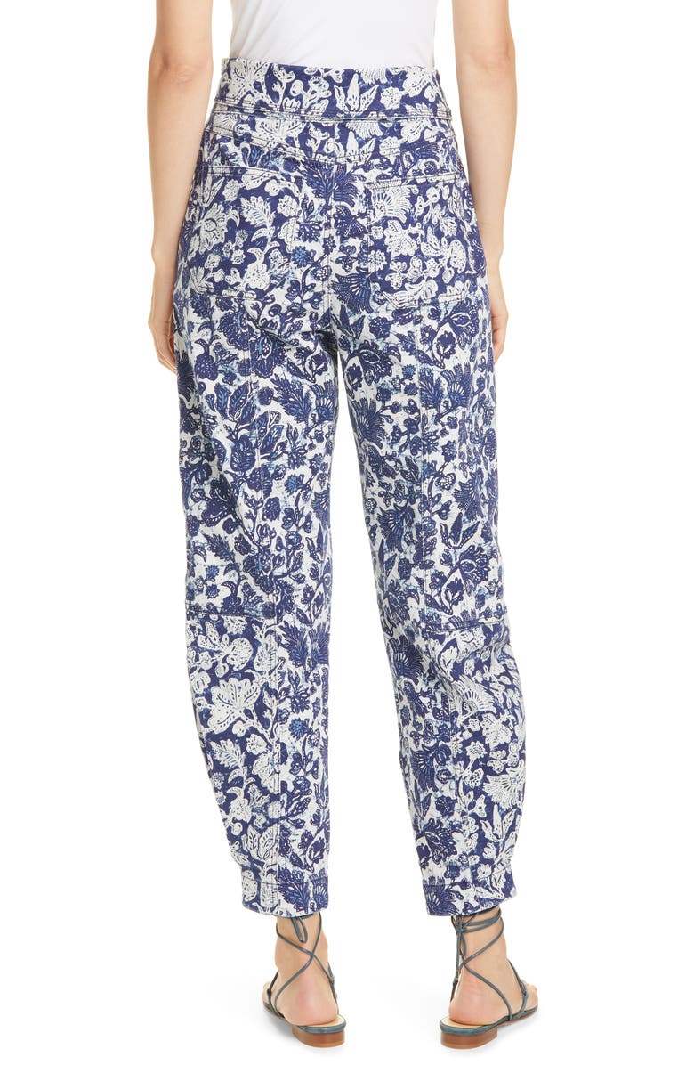Ulla Johnson Floral Print Storm Jeans, Alternate, color, 