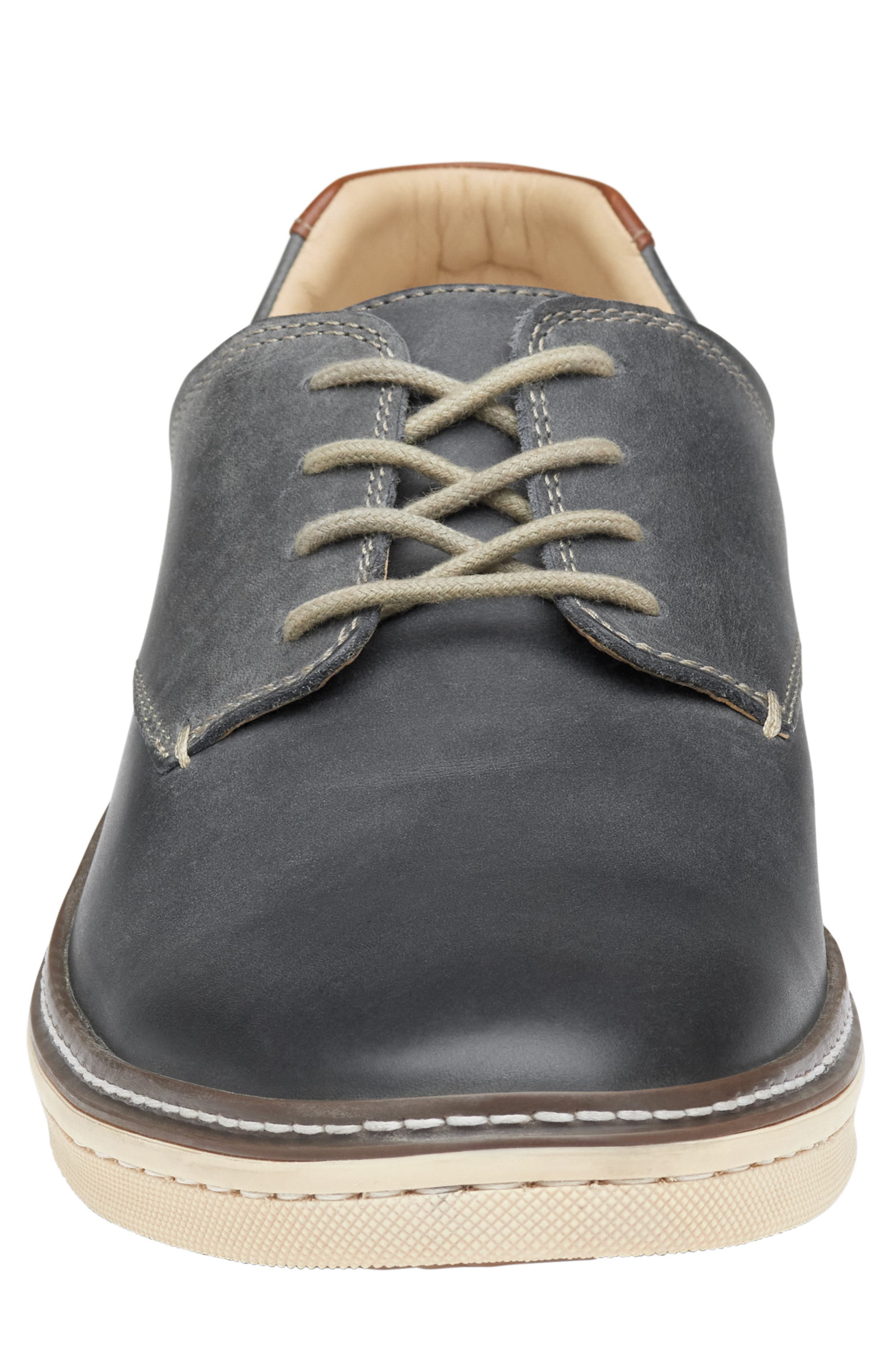 'McGuffey' Plain Toe Derby, Alternate, color, GRAY OILED FULL GRAIN