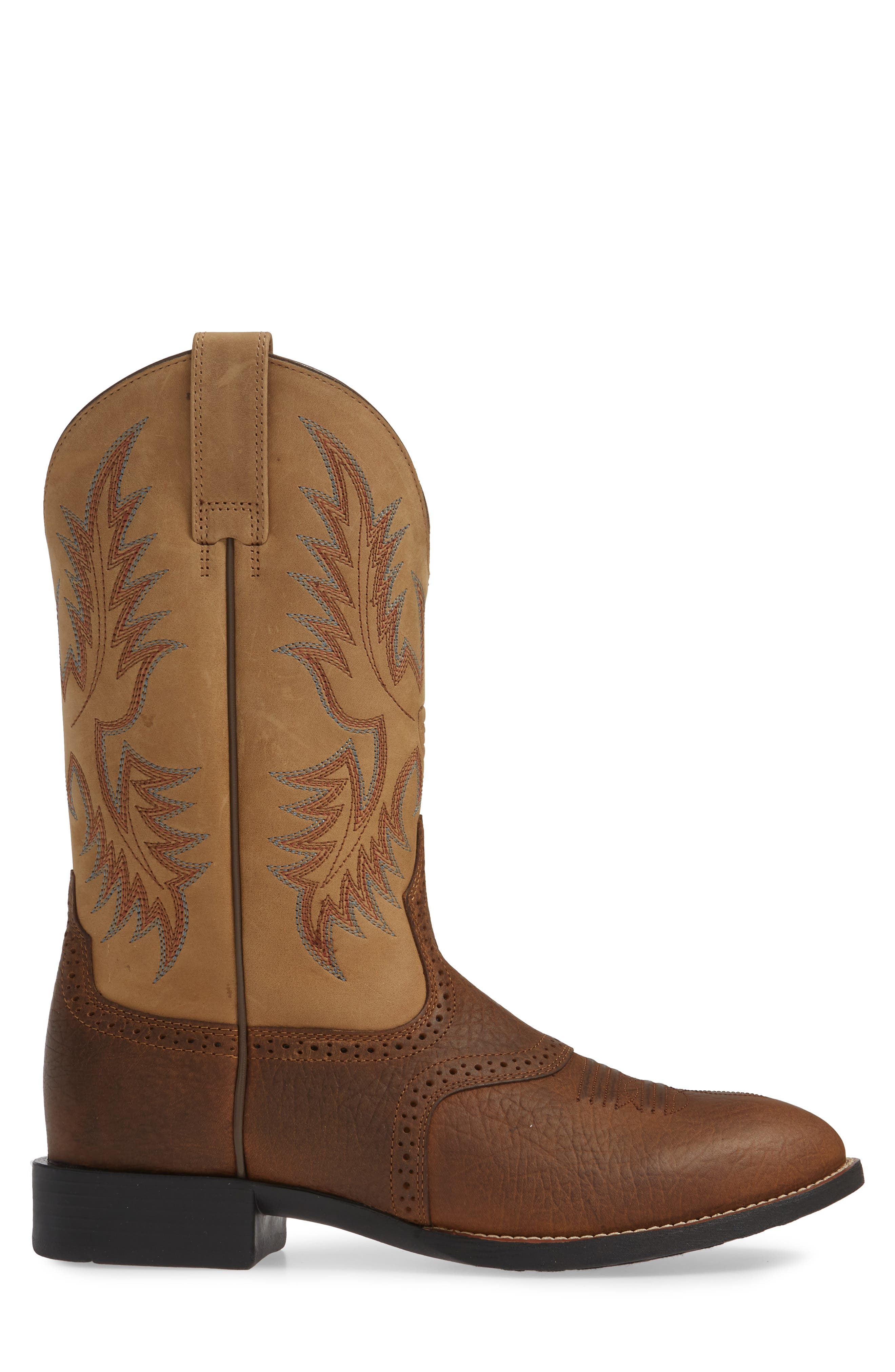 Ariat Heritage Stockman Cowboy Boot, Alternate, color, Brown