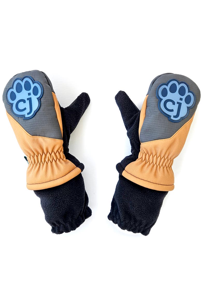 Magic Mittens Brown & Blue Waterproof Toddler Winter Mittens, Main, color, Multicolored