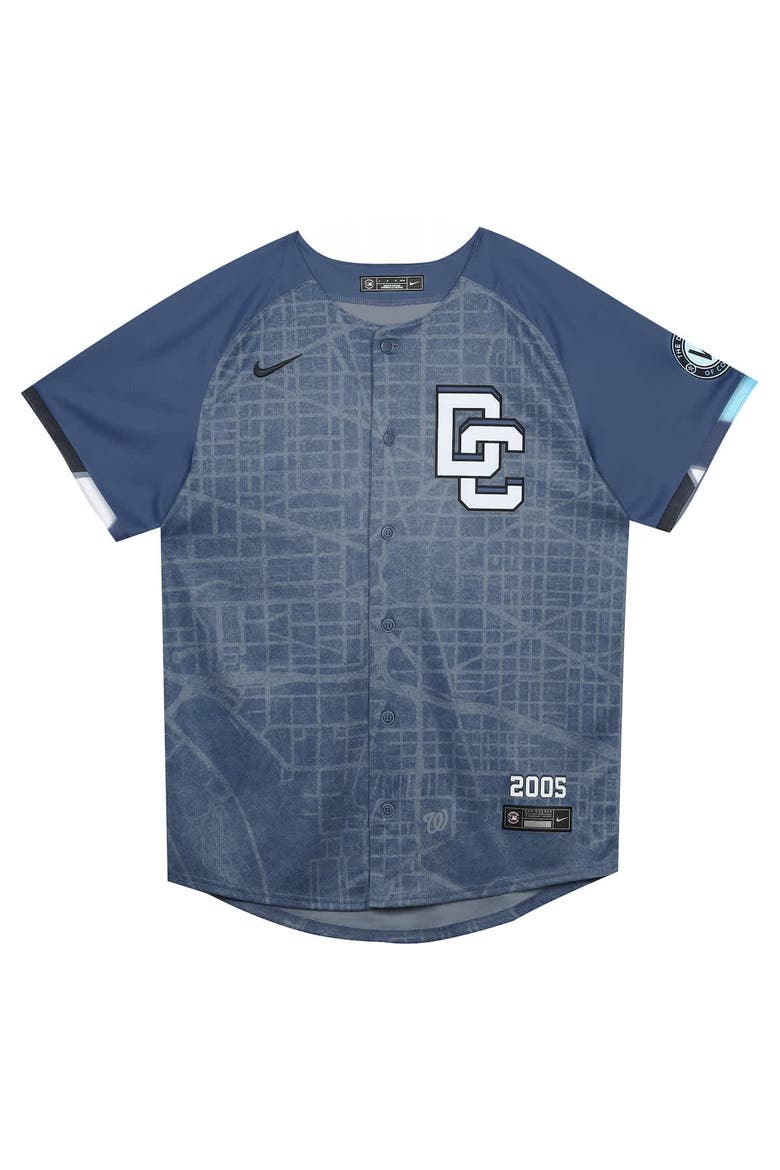 Preschool Nike CJ Abrams Blue Washington Nationals City Connect 2025 Limited Jersey, Alternate, color, Blue