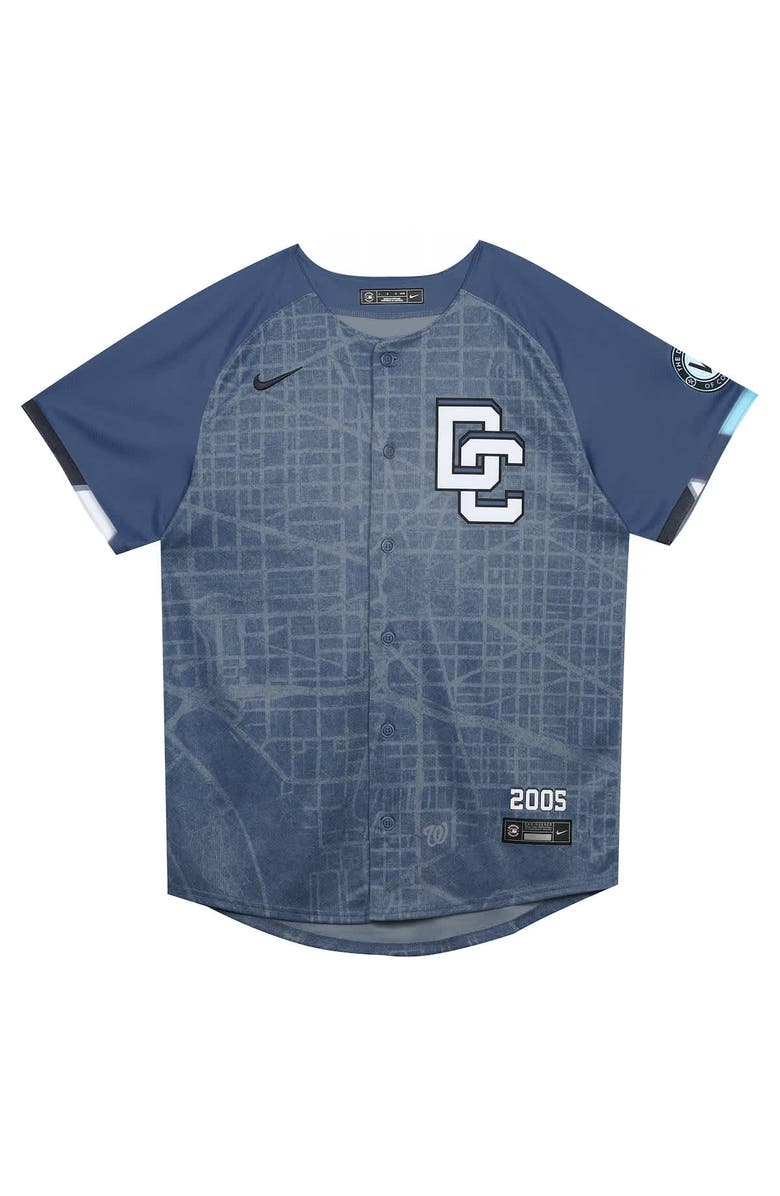 Nike Preschool Nike CJ Abrams Blue Washington Nationals City Connect 2025 Limited Jersey, Alternate, color, Blue