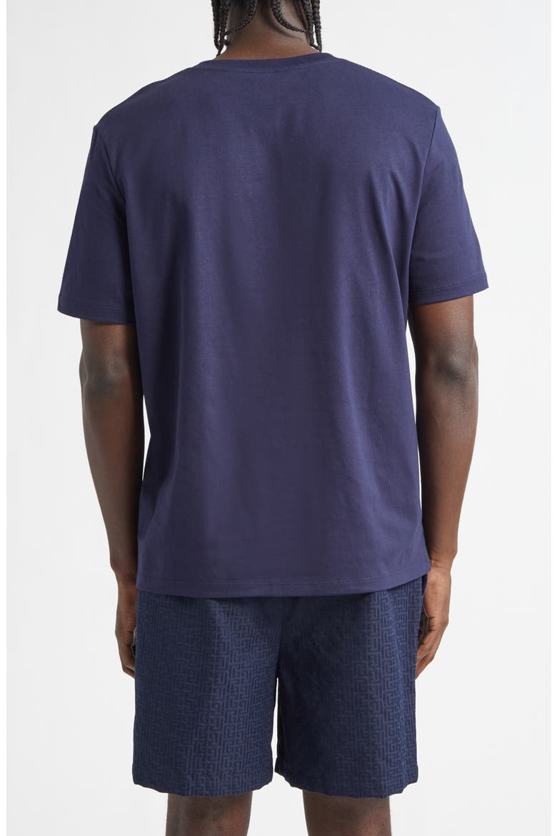 Paris Print Cotton T-Shirt, Alternate, color, SIV NAVY/ WHITE