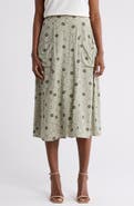 DR2 by Daniel Rainn Daniel Rainn Floral Midi Skirt