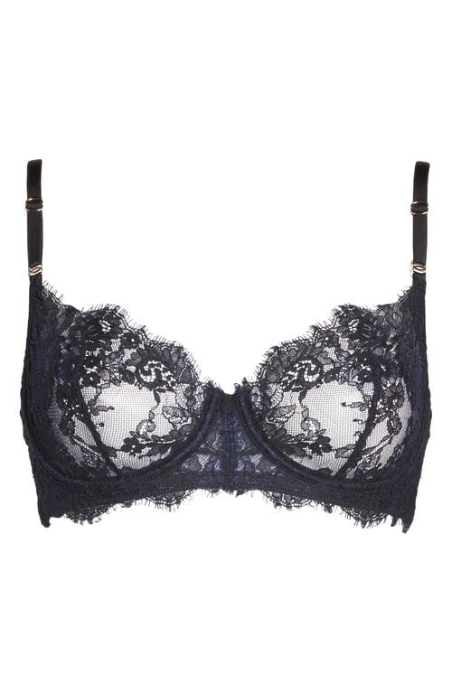 Skarlett Blue Entice Underwire Balconette Bra In Black