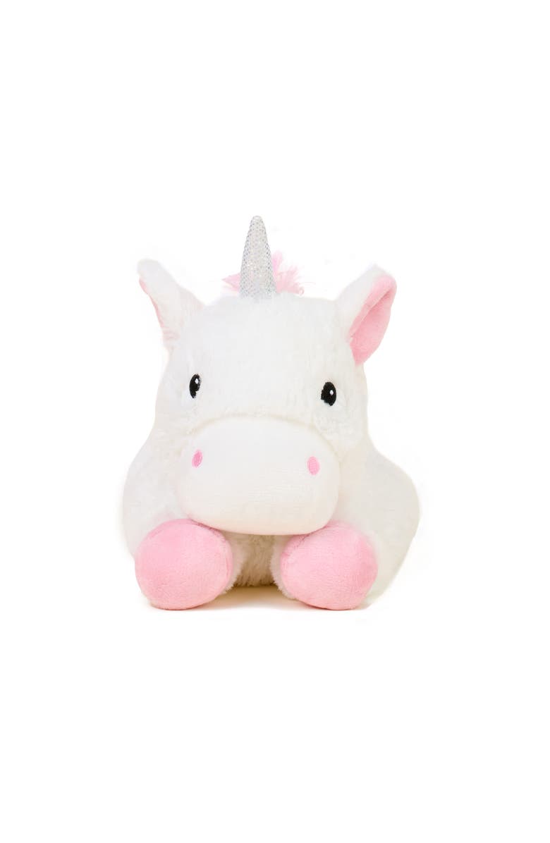 Warmies Laying Down Unicorn Plush Toy, Alternate, color, Multi Color
