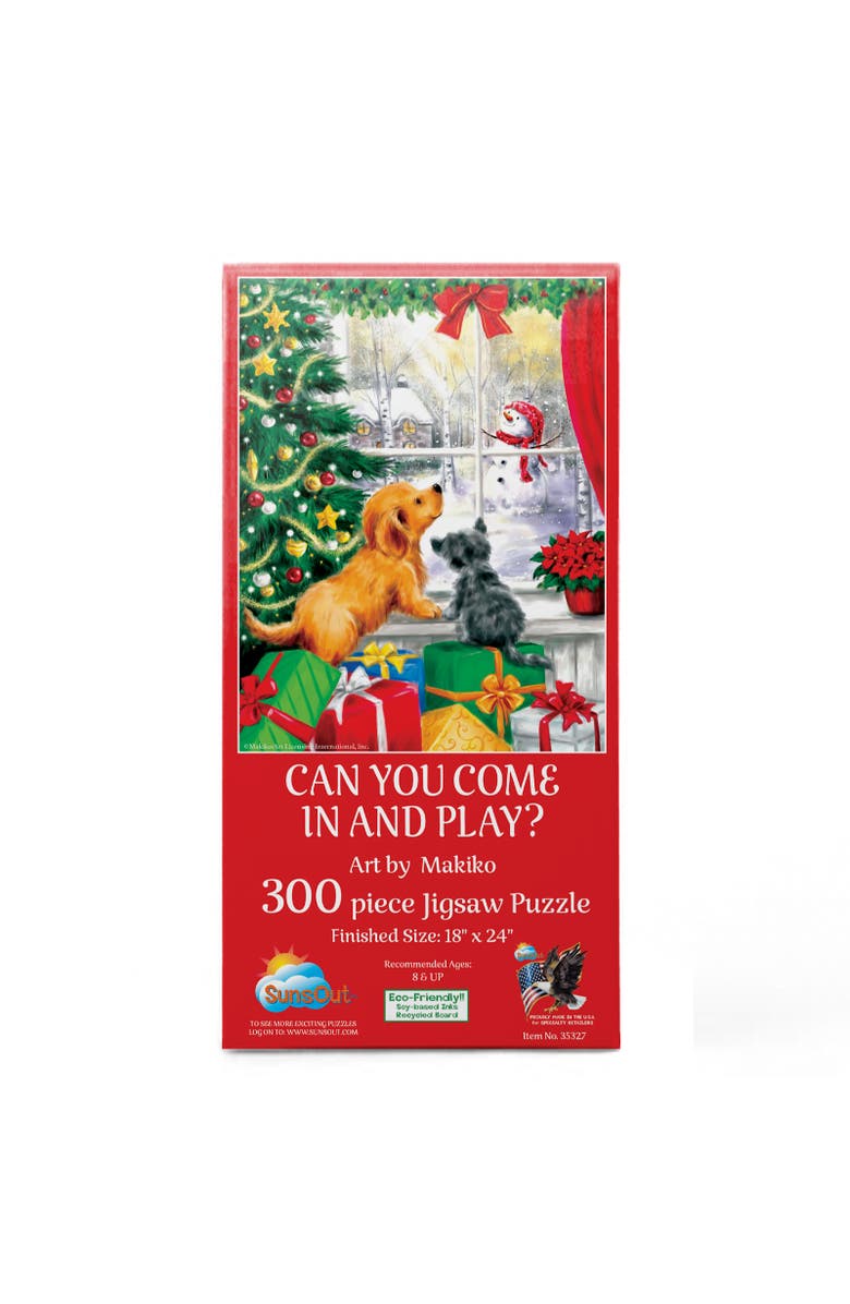 Sunsout Can You Come in and Play 300 piece Jigsaw Puzzle for Adults, Alternate, color, Multicolor