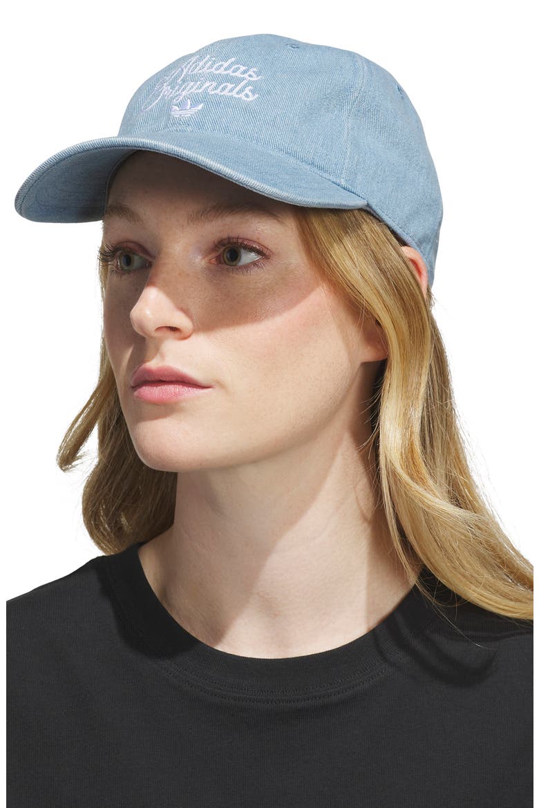 Heritage Denim Baseball Cap, Alternate, color, DENIM BLUE HEATHER/ WHITE