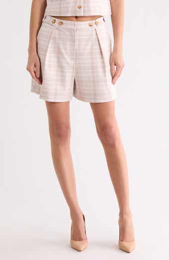 Derek Lam 10 Crosby Boswell Plaid Shorts