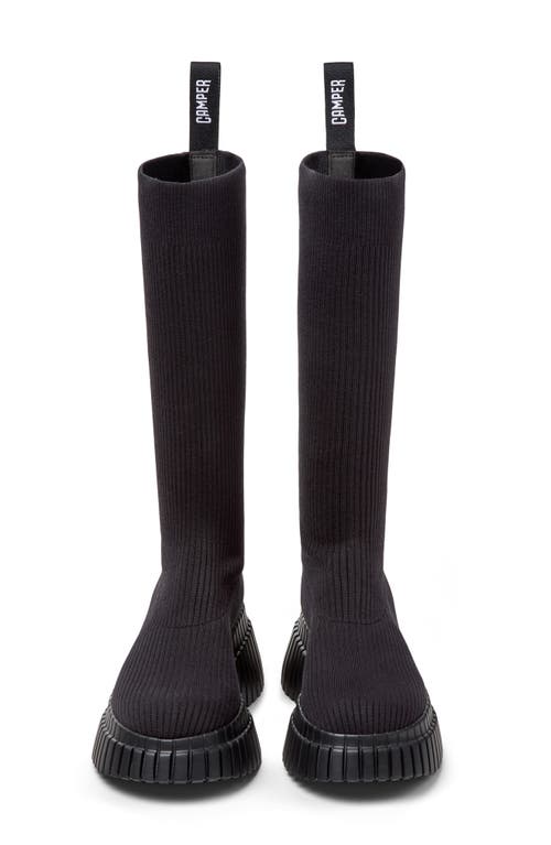 Camper Pix Platform Tall Boot In Black