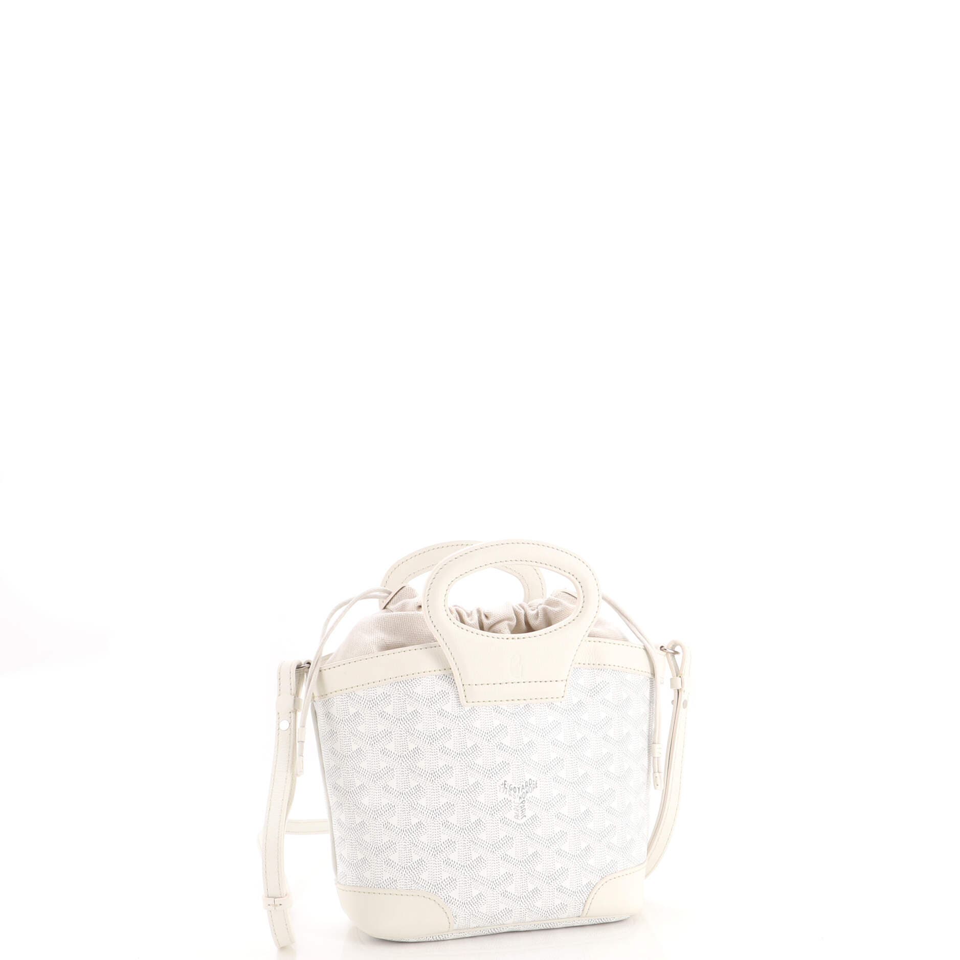 Beluga Bag Coated Canvas Mini, Alternate, color, White