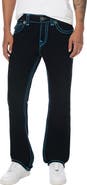 True Religion Ricky Super T Flap Straight Leg Jeans