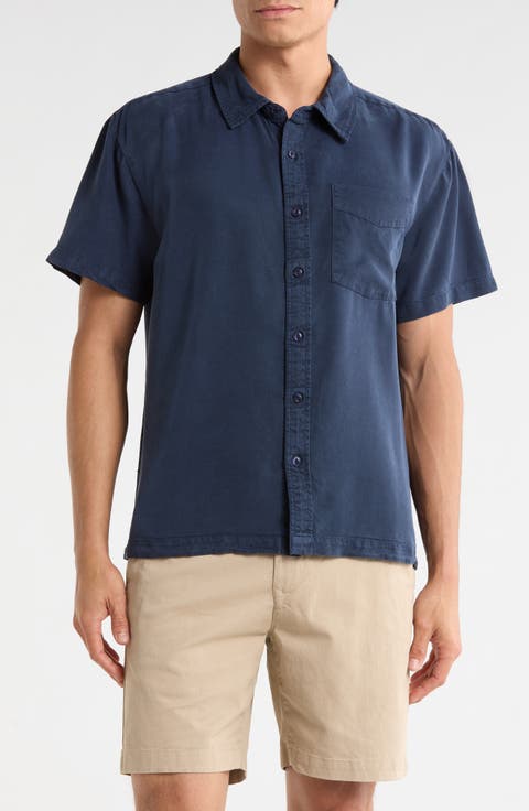 Cooling Comfort Short Sleeve Button-Up Shirt