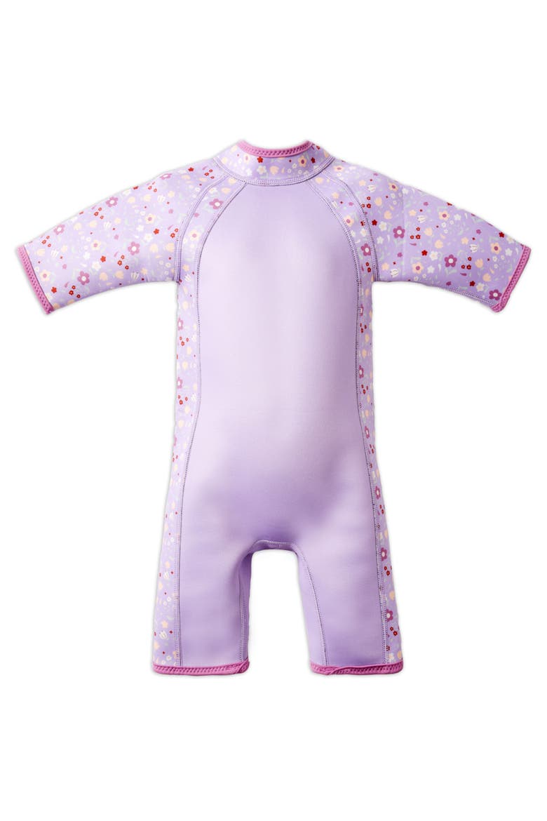 Kids Neoprene Shorty Wetsuit, Alternate, color, Lilac Spring