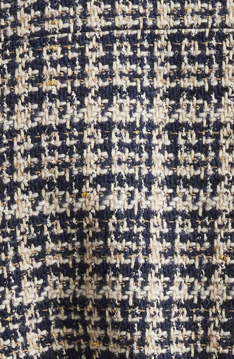 L'AGENCE Jia Crop Tweed Jacket, Alternate, color, Midnight Multi Tweed