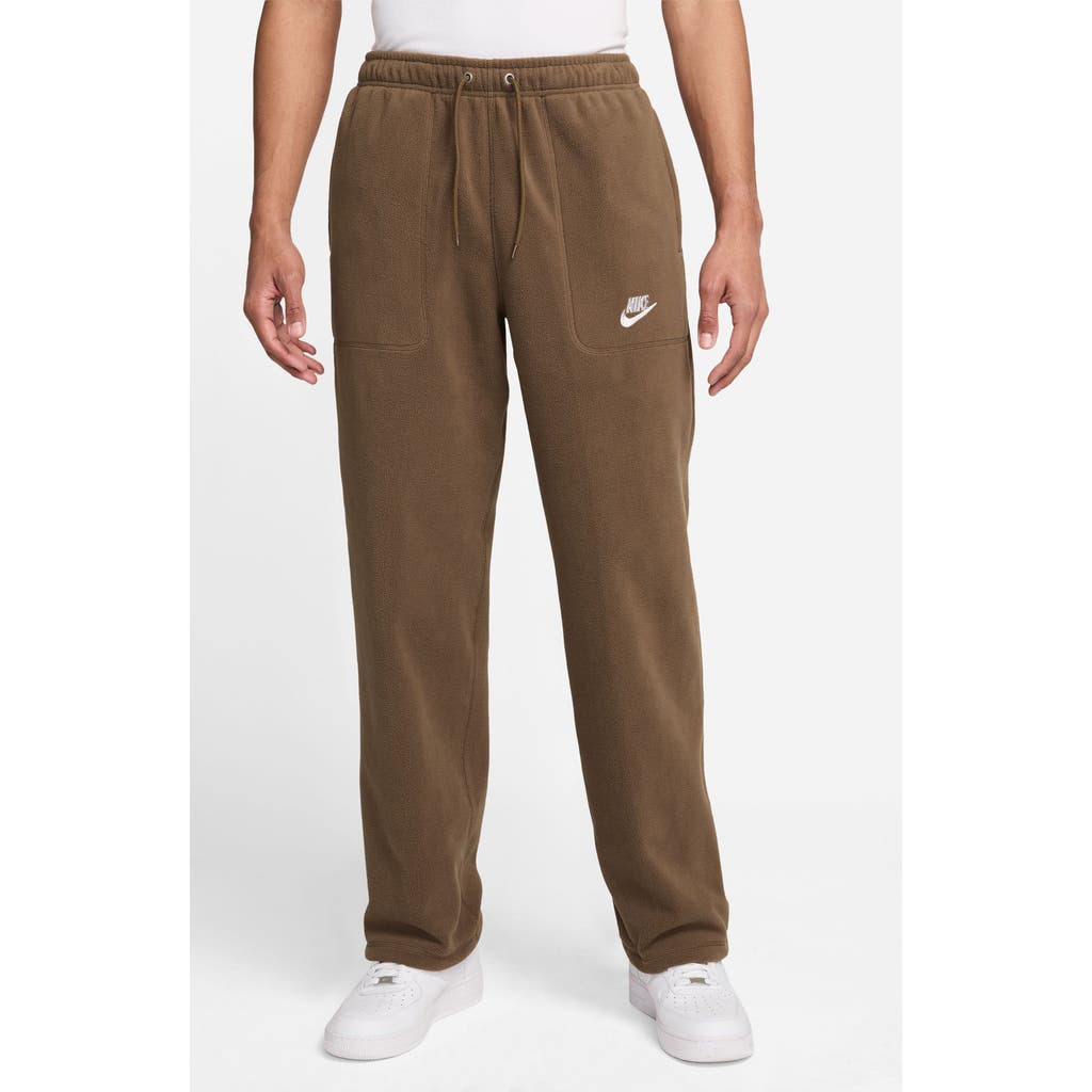 Nike Club Fleece Loose Fit Sweatpants In Brown