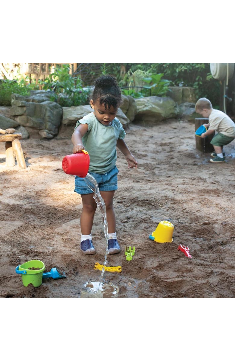 Kaplan Early Learning Company 4" Mini Sand Bucket Set - 12 Pieces, Alternate, color, Multi