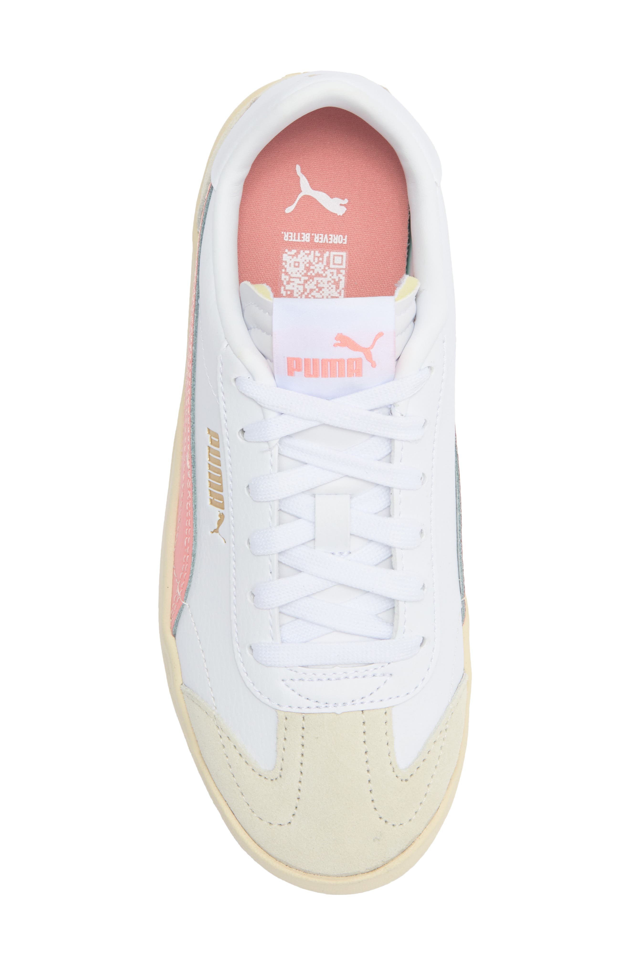 PUMA Club 5v5 Sneaker, Alternate, color, Puma White-Pink Fruit
